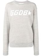 Golden Goose Contrast Logo Sweatshirt - Grey