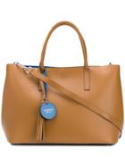 Tosca Blu Hanging Tag Shopper Tote - Brown