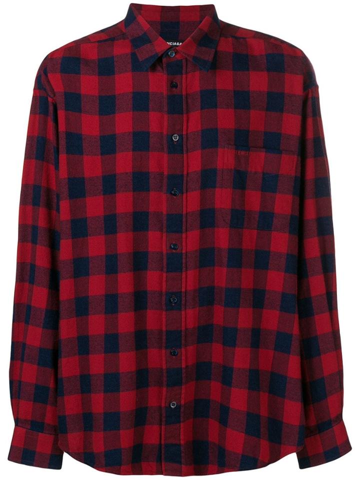 Balenciaga Big Fit Shirt - Red