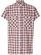 Overcome Checked Shortsleeved Shirt - Red