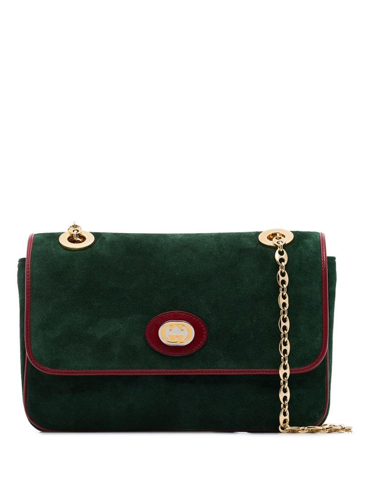 Gucci Gcci Marina Sml Shldr Bg - Green