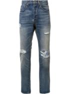 321 Ripped Detail Jeans, Men's, Size: 36, Blue, Cotton