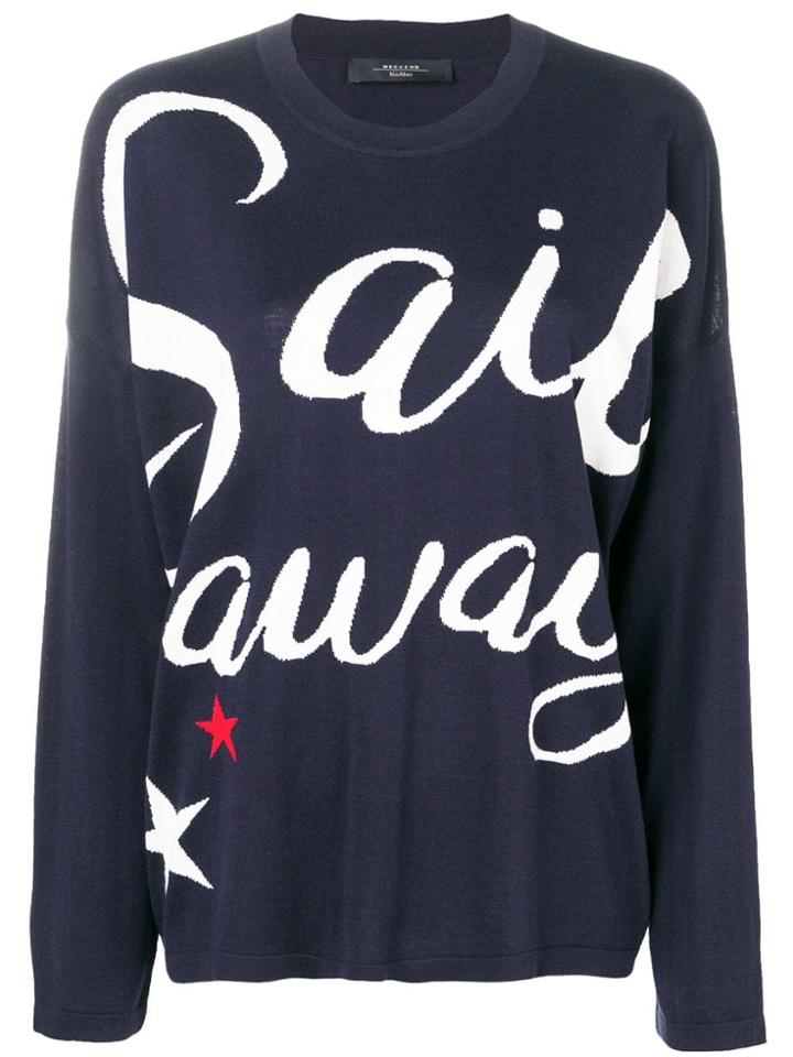 Weekend Max Mara Sail Away Sweater - Blue