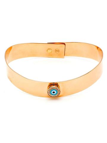 Japsis Jewellery 18kt Gold Evil Eye Diamond Bracelet