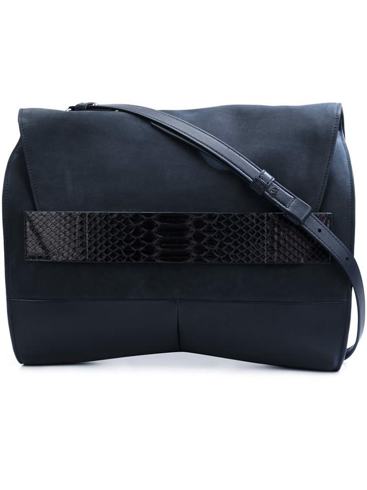 Narciso Rodriguez Snakeskin Effect Shoulder Bag