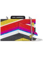Karl Lagerfeld K Stripes Choupette Clutch - Multicolour