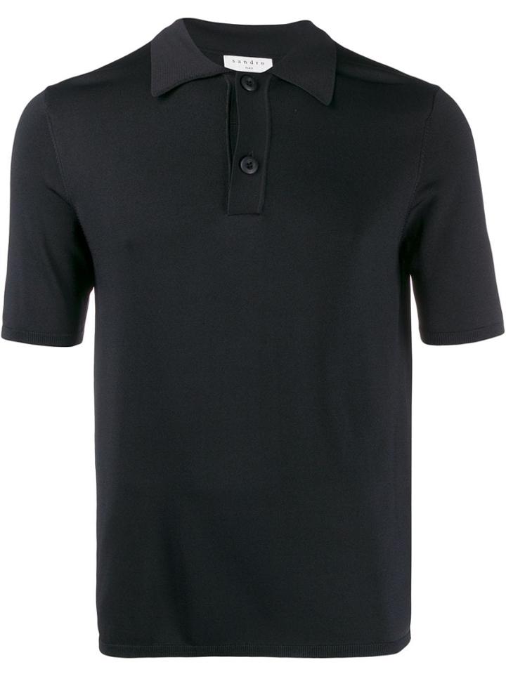 Sandro Paris Classic Polo Shirt - Blue