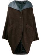 Romeo Gigli Pre-owned 1990's Loose Buttoned Coat - Brown