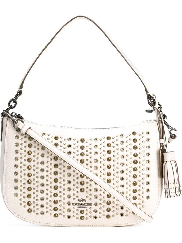Coach Studded Shoulder Bag