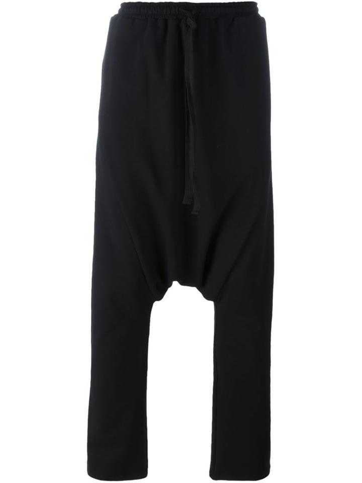 Alchemy Drop-crotch Track Pants, Men's, Size: Medium, Black, Cotton/spandex/elastane