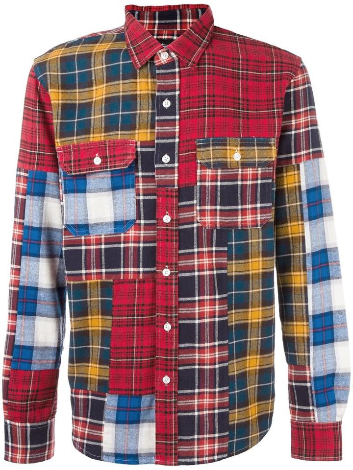 Stussy Chest Pockets Plaid Shirt, Men's, Size: Medium, Cotton