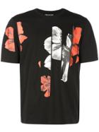 Neil Barrett Spliced Flower T-shirt - Black