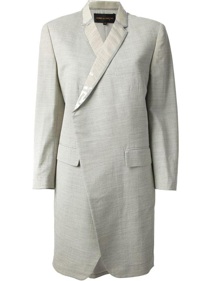 Comme Des Garcons Pvc Trim Lightweight Coat