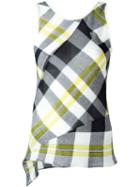 Stella Mccartney Checked Top, Women's, Size: 38, Black, Cotton