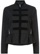 Kate Spade Military Band Jacket - Black
