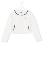 Karl Lagerfeld Kids - Brocade Jacket - Kids - Cotton/polyester/lyocell/metallic Fibre - 12 Yrs, Girl's, White
