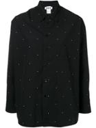 Hope Micro Polka Dot Shirt - Black