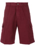 Loro Piana Cargo Shorts - Red
