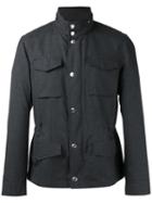 Brunello Cucinelli - Cargo Pocket Jacket - Men - Nylon/cupro/wool - 50, Grey, Nylon/cupro/wool