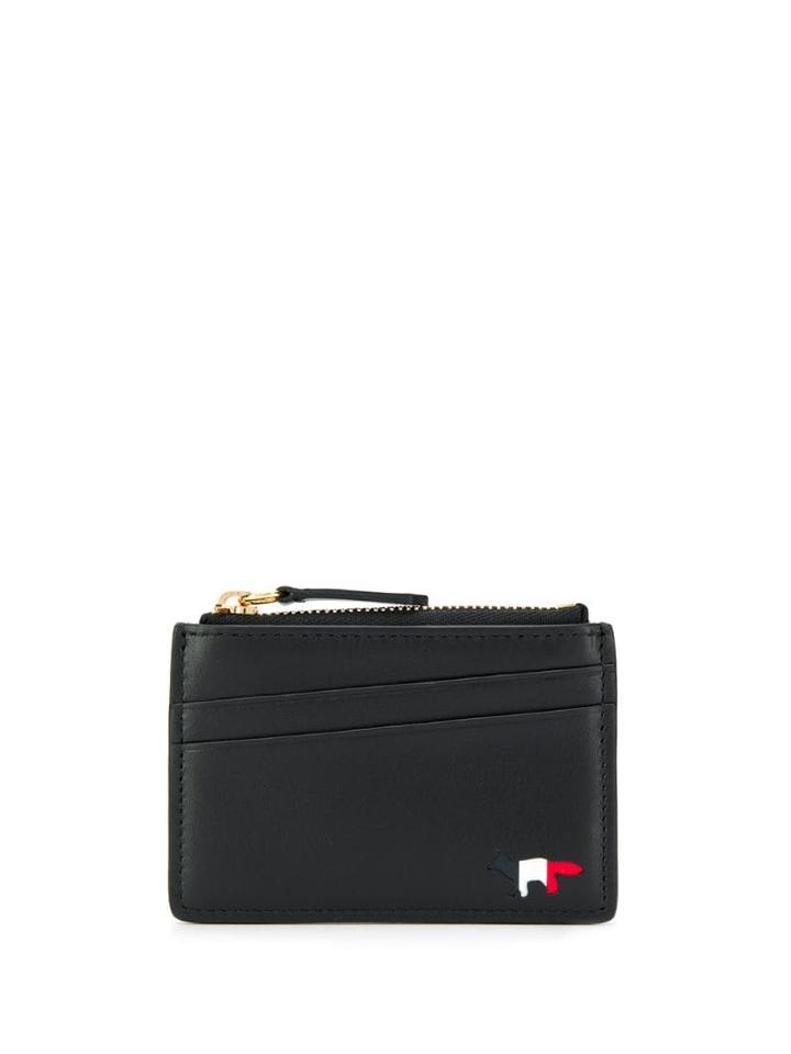Maison Kitsuné Tricolore Fox Wallet - Black