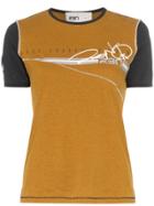Rbn X Bjorn Borg Logo Print Contrast Sleeve Tour T-shirt - Brown