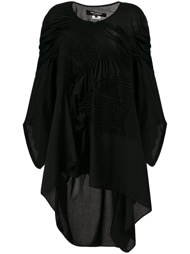 Junya Watanabe Comme Des Garçons Asymmetric Pleated Dress - Black