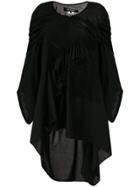 Junya Watanabe Comme Des Garçons Asymmetric Pleated Dress - Black
