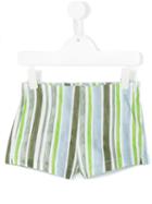 Il Gufo - Striped Shorts - Kids - Cotton/spandex/elastane - 4 Yrs, Green