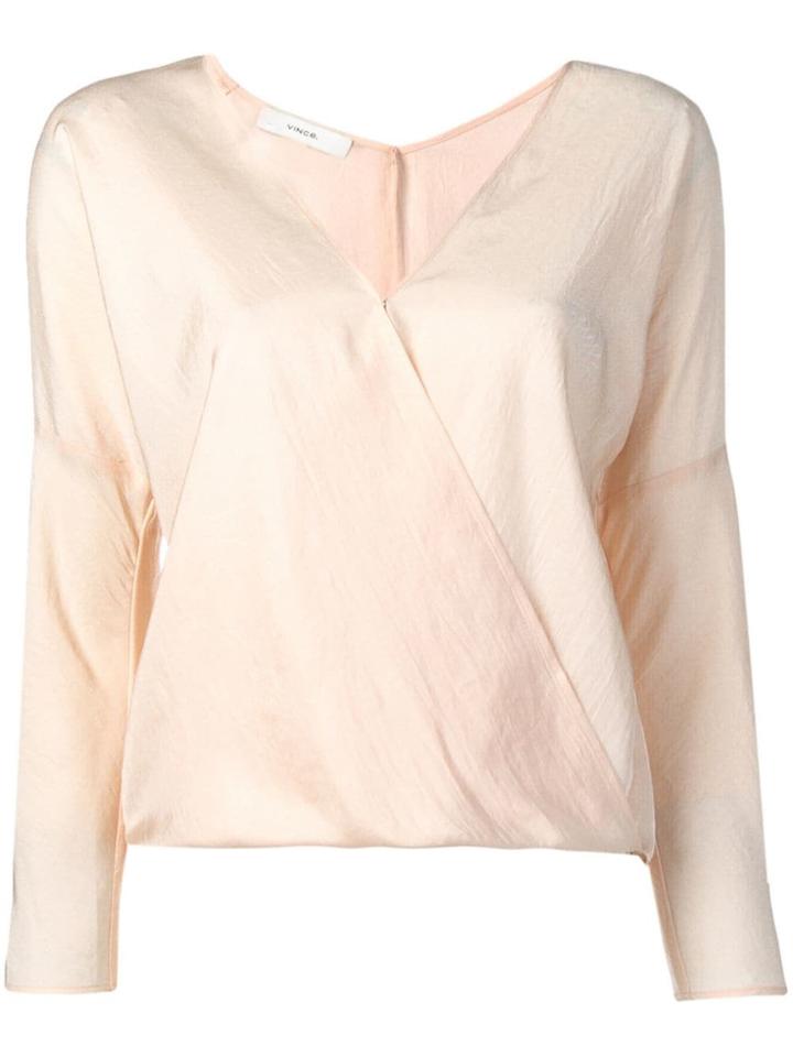 Vince Crossover Top - Pink