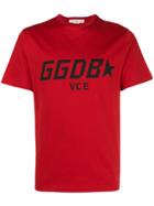 Golden Goose Deluxe Brand Logo Print T-shirt - Red