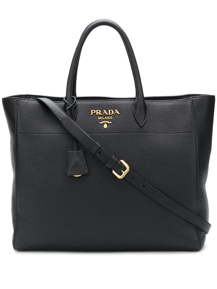 Prada Paradigm Tote - Black