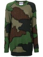 Moschino Knitted Patchwork Dress - Multicolour