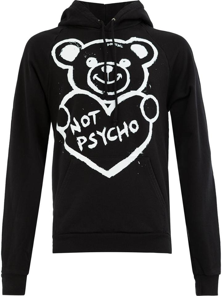 Dom Rebel Not Psycho Hoodie - Black