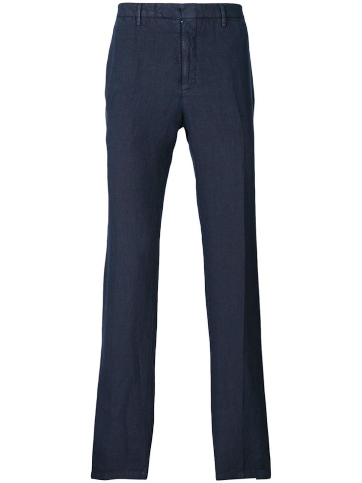 Boglioli Slim-fit Tailored Trousers - Blue