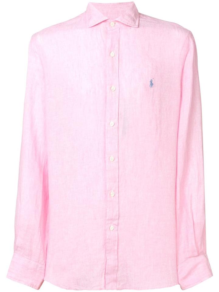 Polo Ralph Lauren Logo Long-sleeve Shirt - Pink