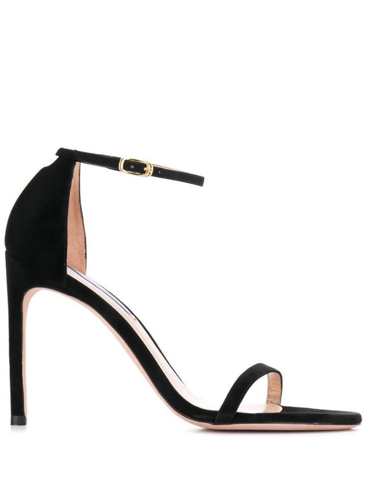 Stuart Weitzman Nudistong Sandals - Black