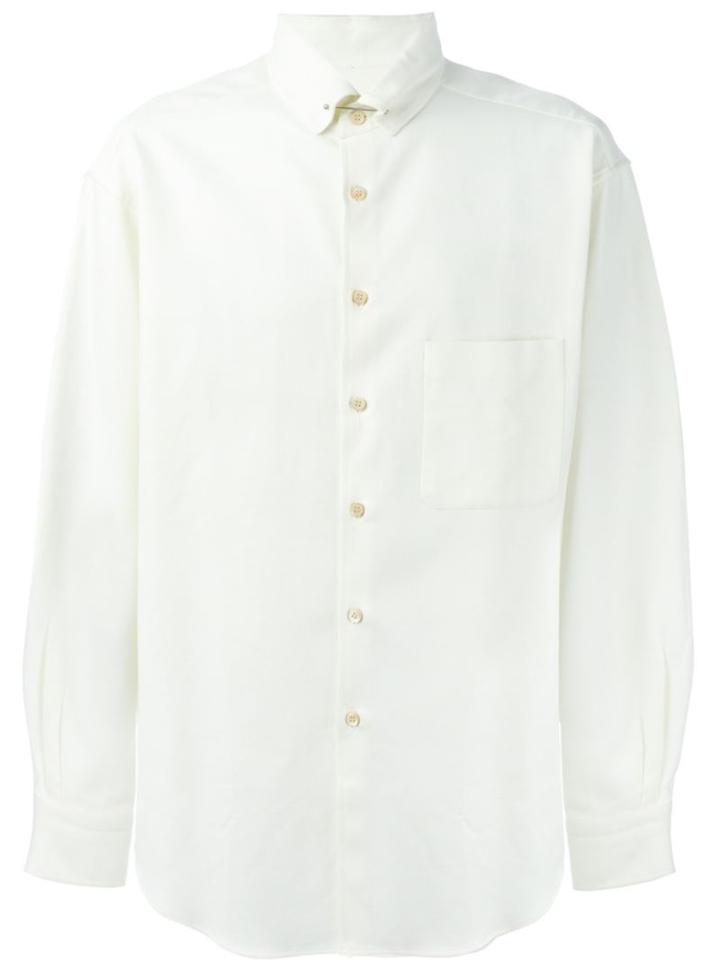 Romeo Gigli Vintage Pin Collar Shirt