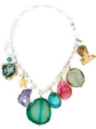 Katerina Psoma Stone Charm Necklace, Women's