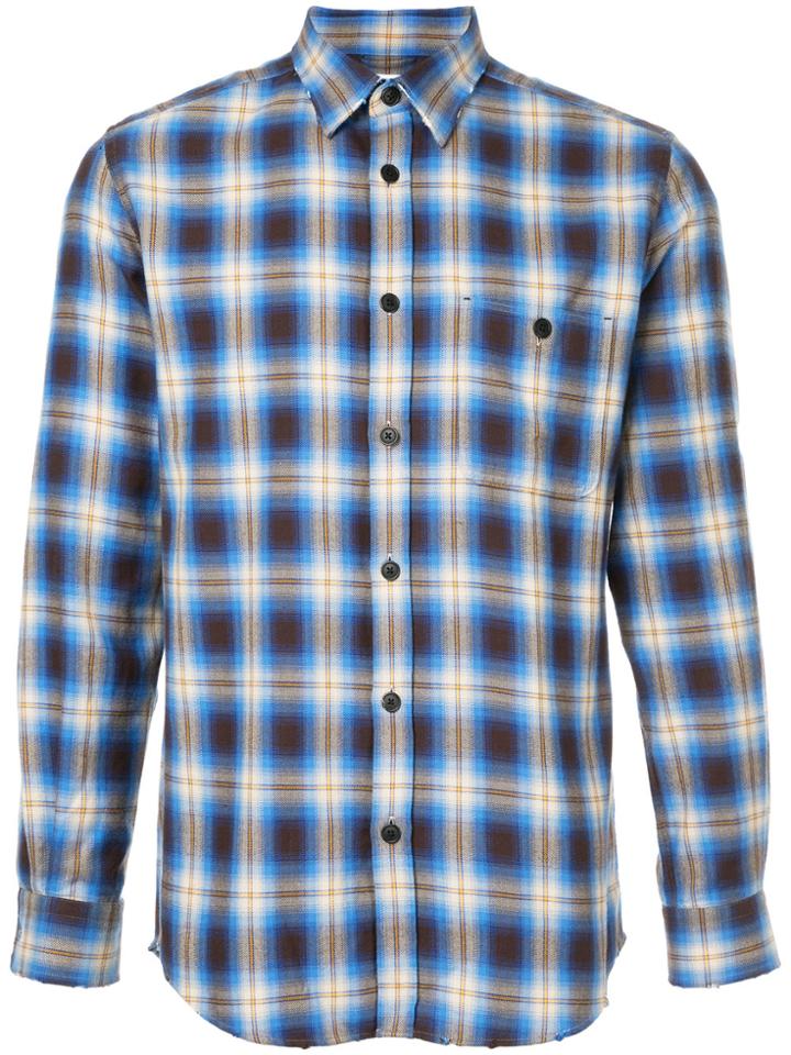 Kent & Curwen Checked Shirt - Blue