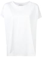 Stefano Mortari Loose Fit T-shirt, Women's, Size: 42, White, Cotton