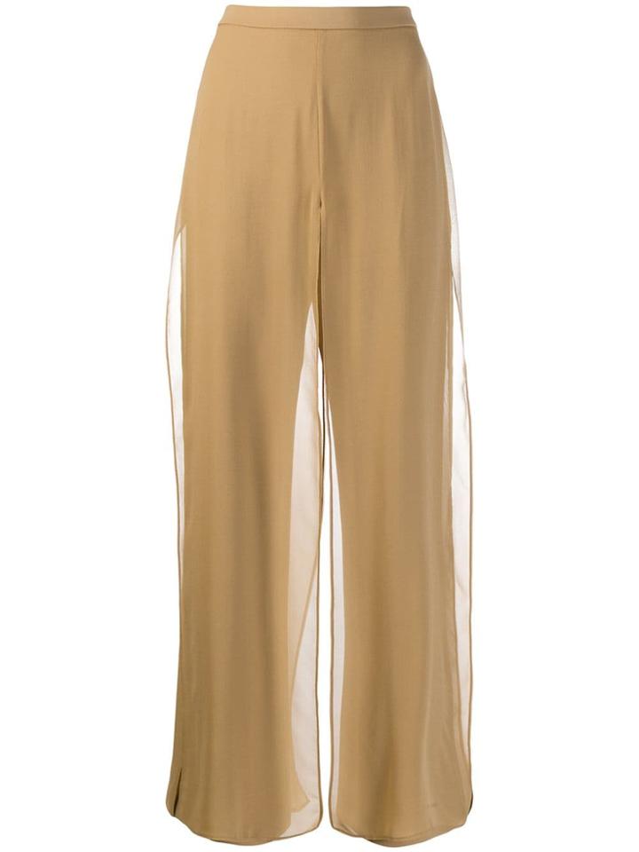 Max Mara Palazzo Pants - Brown