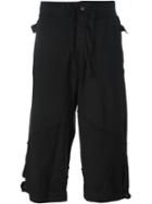 Andrea Ya'aqov Buttoned Hem Knee Shorts