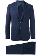 Tonello Two Piece Suit, Men's, Size: 48, Blue, Wool/spandex/elastane/cupro