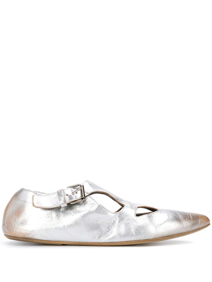 Marsèll Buckle Strap Sandals - Silver