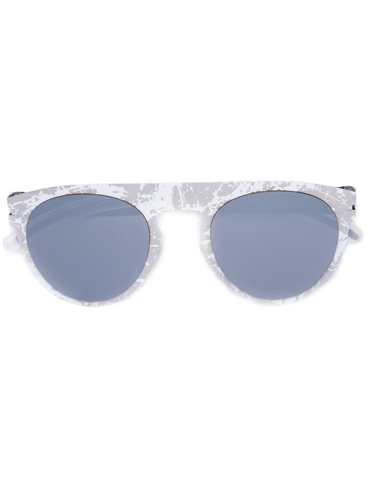 Mykita - Straight Top Sunglasses - Women - Acetate/stainless Steel - One Size, Women's, Grey, Acetate/stainless Steel