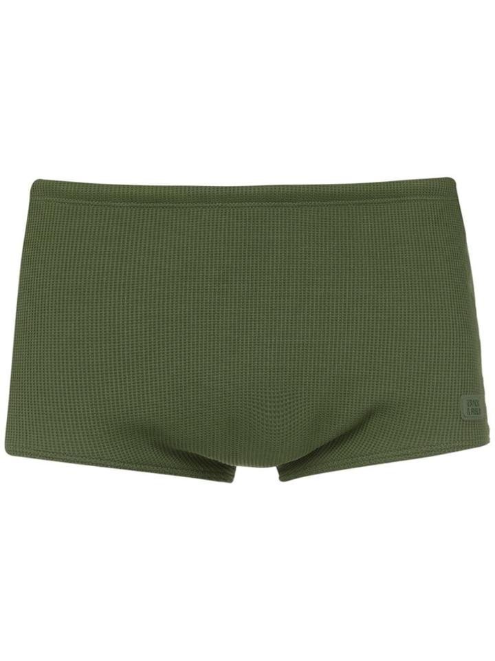Track & Field Embossed Trunk - Green