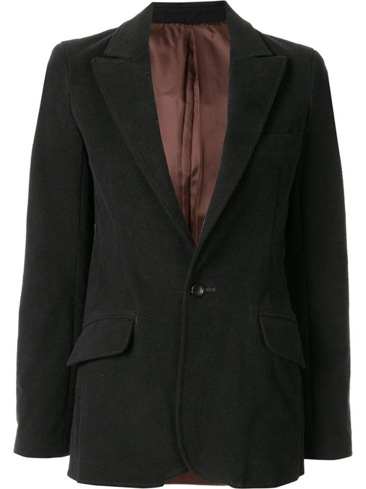 Sulvam Single-breasted Blazer - Black