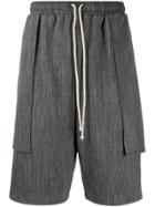 Alchemy Dropped Crotch Shorts - Grey
