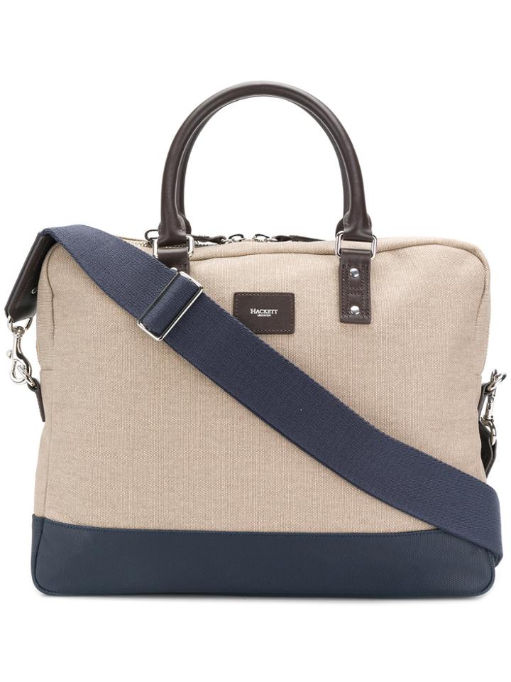 Hackett Colour Block Tote - Nude & Neutrals