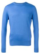 Cruciani Classic Sweater, Men's, Size: 52, Blue, Cashmere/silk
